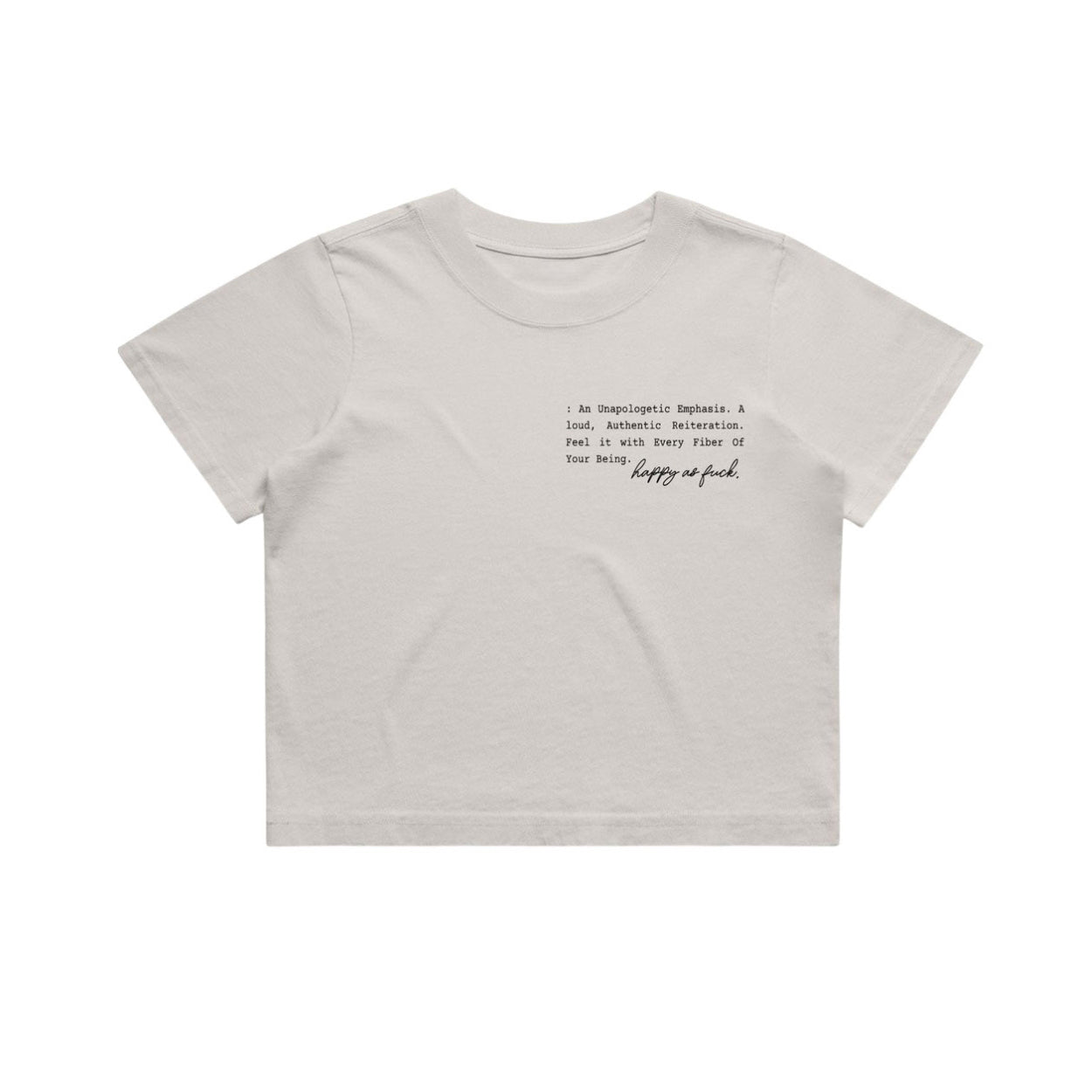 HAF Wo’s Crop Tee